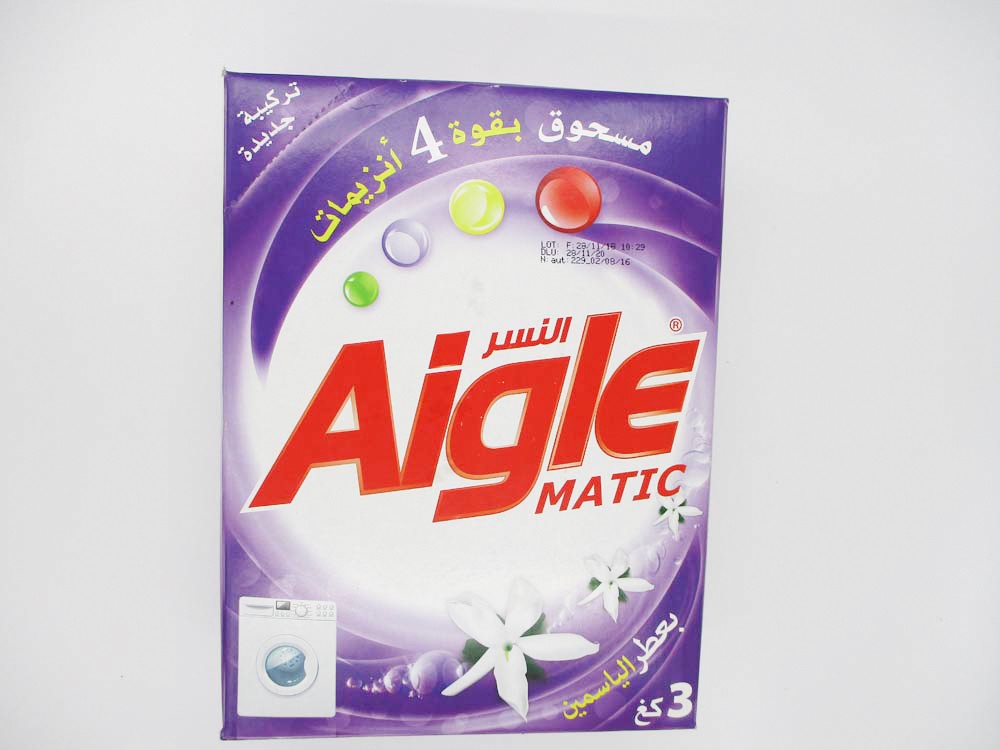 Lave linge en poudre Aigle ( Jasmin)