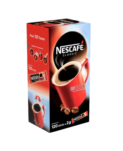 Nescafé classique stick ( Boite de 200 Unités )