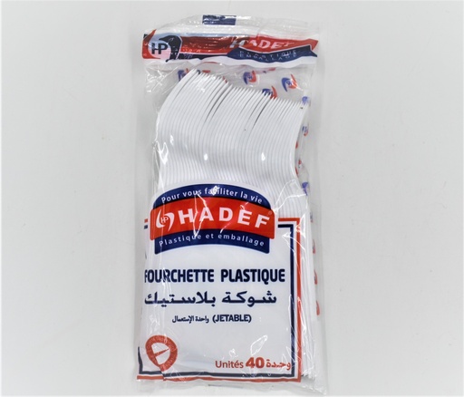 Fourchettes en plastique 40U